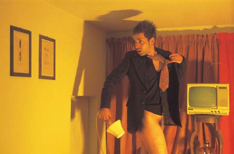 feltusfecit and Lamp No. 2 Calum,  semi nude.